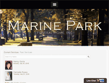 Tablet Screenshot of marineparkfh.com